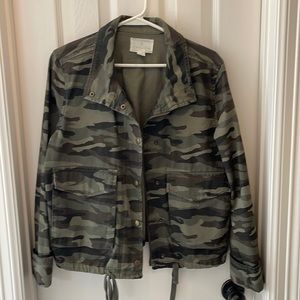 Caslon camo lightweight jacket